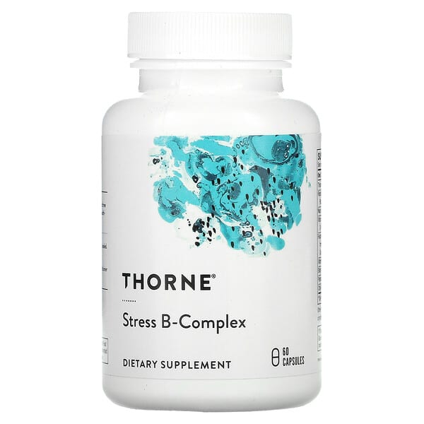 Thorne Research‏, فيتامين ب المركب لمقاومة الإجهاد، 60 كبسولة